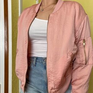 Pink Puffer/Bomber Jacket